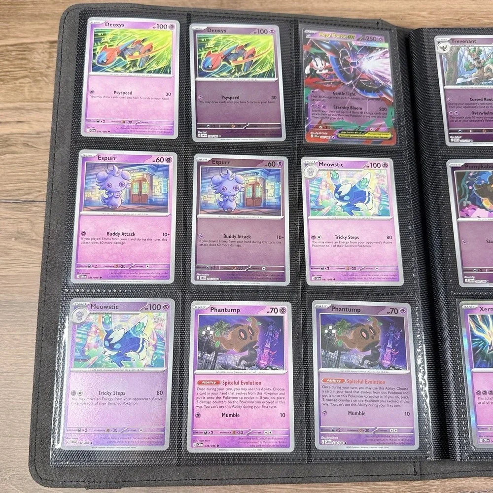 Pokemon Chaos Rising Complete Master Set 100% Plus Gamegenic Binder Included